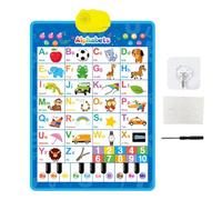 Carteles Educativos para Bebé - Interactivo Educativo con Sonidos e Luces - Mural para Suministros Escolares de la Instrucción a