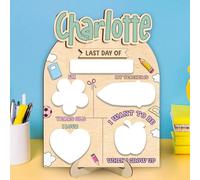 Carteles personalizados para el primer día de clase, carteles para el primer y último día de clase, aptos para guarderías, escuelas primarias, decoración y regalos para el inicio y fin de curso