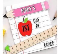 Carteles personalizados para el primer día de clase, carteles para el primer y último día de clase, aptos para guarderías, escuelas primarias, decoración y regalos para el inicio y fin de curso
