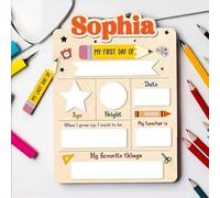 Carteles personalizados para el primer día de clase, carteles para el primer y último día de clase, aptos para guarderías, escuelas primarias, decoración y regalos para el inicio y fin de curso