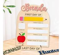 Carteles personalizados para el primer día de clase, carteles para el primer y último día de clase, aptos para guarderías, escuelas primarias, decoración y regalos para el inicio y fin de curso