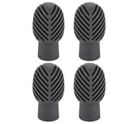 Carteles silenciosos de maja - 4pcs Consejos de maja de silicona, Trum Mute Tips | Consejos de maja de silicona para la práctica silenciosa, tapas protectoras de mazo de de batir