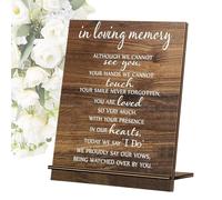 Cartello Per Matrimonio - Insegna Commemorativo In Effetto Per Matrimoni | Decorazioni In Legno Per Ricevimento Elegante, Romantico E Personalizzato Por Eventi Speciali