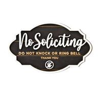 Cartello Vietato Vendere Porta D'ingresso, Placche per Anteriore, Decorazione Legno Divertente Casa Benvenuto Ufficio Appartamento Cancello Muro Giardino Cortile Vicini