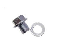 Cárter aceite motor Tapón del perno de drenaje cárter aceite motor 90009-R70-A00 con arandela para Acura