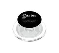 Carter Definition Funny Boy Name Regalo de cumpleaños para Carters PopSockets PopGrip para MagSafe