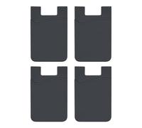 Cartera Adhesiva Teléfono Bolsa Desmontable Porta-Badge ID, negro, Consulte | Pegatina adhesiva portatarjetas para hombre, cartera de agarre, carcasa para smartphone para mujer