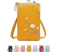 Cartera Bandolera Para Mujer, Cartera De Mano Tipo Sobre, Cartera Para TeléFono, Ideal Para Mujer, Bandolera PequeñA, Accesorio PráCtico, Funda Para TeléFono MóVil.,Yellow