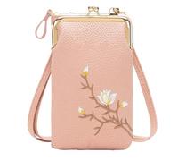 Cartera Bandolera para Mujer con Soporte para Teléfono Móvil, Bolso De Mano Forever Savour Mini para Colgar Al Hombro(Pink)