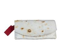 Cartera Burritos, Cartera Plegable Piel Broche Tortilla Mexicana Taco, Monedero Diseño Burrito para Hombre Mujer, Organizador Multifuncional Tarjetas Crédito Diseño Tortilla, para Viajes & Uso Diario