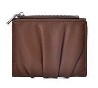 Cartera compacta de viaje para mujer, de piel sintética, tarjetero de gran capacidad, monedero para mujer, bolsa de dinero, A, Belleza masiva