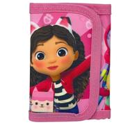 Cartera con cierre de accesorio de bolso porta tarjetas monedas billetes para niños 13 x 8 cm, Gabby's Dollhouse, 13 cm