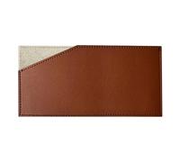 Cartera con clip para dinero, piel sintética, 17,5 x 8,5 cm, compacta, tarjetero minimalista, con bloqueo, acceso rápido al efectivo, regalo para hombres, viajes, negocios, Brown, Refer to description