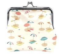 cartera con estampado floral para mujer, de piel, con cierre de beso, para verano, arena, cambio de playa, para niñas, Playa de arena de verano, UNITALLA, Playa de arena de verano, UNITALLA, Classic
