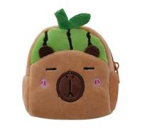 Cartera con forma de Capybara - Colgante suave para tarjetas de visita, bolsa de dinero de viaje | Bolsa multifuncional para niños y niñas, dulces y chocolate, bonita capibara de felpa para niños