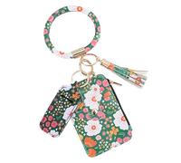 Cartera con tarjetero floral para mujer, multiuso, bonita funda delgada para tarjetas, portátil, bonita cartera para tarjetas de crédito, cartera delgada para llaves, tarjetas de crédito, h, Refer to
