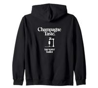 Cartera de agua de grifo con sabor a champán - Humor económico divertido Sudadera con Capucha