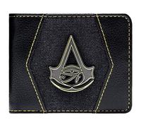Cartera de Assassins Creed Origins cresta de oro Negro