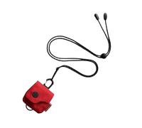 Cartera de cuello para viajes, cartera compacta para viajes, monedero portátil, elegante monedero para llaves, auriculares y tarjetas, Red, Refer to description, Unisex