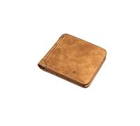 Cartera de Cuero Billetera de Cuero para Hombre Billetera de Cuero Hipster Delgada Tarjeta de crédito/Titulares de identificación Insertos Monederos Cartera Plegable de Negocios de Lujo (Color: D)