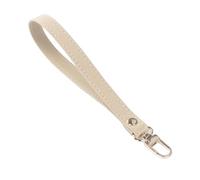 Cartera De Cuero, Bolso con Correa, Bolso para Mujer con Cierre Dorado, Correas para La Muñeca, Accesorios para Bolso DIY, Caqui, Talla única