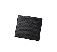 Cartera de Cuero Cartera Corta Personalidad en Relieve de Negocios para Hombres Cartera Horizontal y Vertical de Dos Pliegues Paquete de Tarjeta de Cartera de Cuero PU de Calidad (Color: Marrón-01)