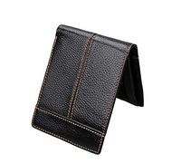 Cartera de Cuero Cartera de Cuero Genuino para Hombre Monedero Masculino Carteras Suaves de Cuero de Vaca de Lujo Titular de la Tarjeta Simple Vintage Cartera de Vaquero (Color : Coffee)