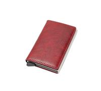 Cartera de Cuero Cartera para Hombre Carteras Cortas de Cuero de PU Monedero Masculino Multifuncional Monedero Titular de la Tarjeta (Color : Schwarz)