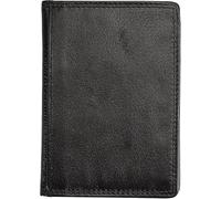 Cartera de Cuero Hombre EC Funda Tarjeta Identificación 8.5x12cm - Accesorio Viaje Cartera Compacta - Billetera Hombre Piel Genuino Tarjetero Pequeña