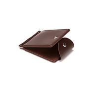 Cartera de Cuero Hombres PU Cartera de Cuero Titular de la Tarjeta Monedero de Moda Masculina Bolsa de Dinero con Cerrojo pequeño Mini Carteras Delgadas Vintage Bolsos de Embrague (Color : B)