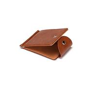 Cartera de Cuero Hombres PU Cartera de Cuero Titular de la Tarjeta Monedero de Moda Masculina Bolsa de Dinero con Cerrojo pequeño Mini Carteras Delgadas Vintage Bolsos de Embrague (Color : B)