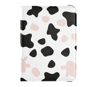 Cartera de cuero para pasaporte y tarjetas de vacunación, organizador de documentos de viaje, funda protectora para pasaporte, funda esencial impermeable, Color 5, 1 size, Moderno