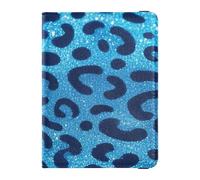 Cartera de cuero para pasaporte y tarjetas de vacunación, organizador de documentos de viaje, funda protectora para pasaporte, funda tipo cartera para hombres y mujeres, impermeable, Estampado de
