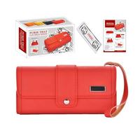 Cartera de dinero ficticio - objeto de broma realista a batería, pulverizador de dinero artificial - para mujeres, hombres, adultos, colegas, familia, fiesta, cumpleaños, Navidad, inauguración d