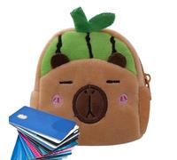 cartera de felpa multifuncional, bolsa de dinero de viaje, clip para el pelo, auriculares, Green, Consulte la descripción, Unisex
