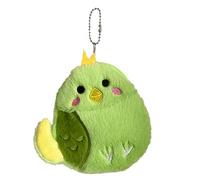 Cartera de felpa suave con diseño de animales adorables y portátiles para llavero, bolsas pequeñas esenciales organizadas para niños y niñas, bolsa de almacenamiento de accesorios de felpa suave