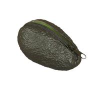 Cartera De Frutas Divertida: Mini Bolso Humorístico De Aguacate, Estuche Pequeño Para Transportar Dinero, Estilo Personalizado Colorido, Cómoda Cremallera, Composición Suave Con Costuras Limpias, Idea