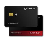 Cartera de hardware criptográfico ultra seguro: combinación biométrica, NFC Tap-To-Sign cifrada | Paquete de 2 | Almacenamiento frío para Bitcoin, Ethereum, NFTs y más |