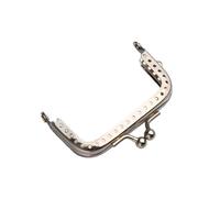 Cartera de mano. Marco de embrague de acero inoxidable con cierre de cierre tipo beso for fabricación de bolsos DIY, 7 estilos, varios tamaños(6.5cm)