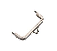 Cartera de mano. Marco de embrague de acero inoxidable con cierre de cierre tipo beso for fabricación de bolsos DIY, 7 estilos, varios tamaños(8.5cm)