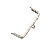 Cartera de mano. Marco de embrague de acero inoxidable con cierre de cierre tipo beso for fabricación de bolsos DIY, 7 estilos, varios tamaños(10.5cm)