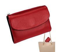 Cartera de mujer - Funda de piel fina | Solución ligera y práctica para la organización de tarjetas, dinero en efectivo y monedas de forma segura, elección ideal para mujeres que viajan por la amistad