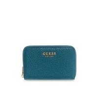 GUESS Monedero Marsha SLG Medium Zip Around Wallet Teal Azul petróleo
