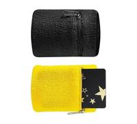 Cartera de muñeca, bandas de sudor con cremalleras, cómodas pulseras deportivas que absorben el sudor para mujeres y hombres, correr, senderismo, cartera con cremalleras para mujeres y hombres
