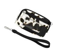 Cartera de muñeca | Cartera portátil para pequeñas cosas - Estuche para tarjetas de crédito de viaje para mujeres con ventana transparente - Llaves, billetes plegados, tarjetas de crédito y tarjetas