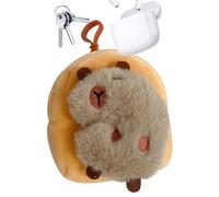 Cartera de peluche Capybara, cartera de peluche Capybara - Cartera pequeña - Llavero de trébol a pie - Nguy Holder - - Capybara Keychain Pot - Bag Birthday Child's Day Christmas, b, Se référer au