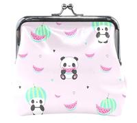 cartera de piel con diseño de panda rosa para mujer, bonito cartera floral para niñas, Cute Panda Pink 1 1, UNITALLA, Cute Panda Pink 1 1, UNITALLA, Classic
