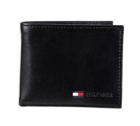 Cartera de piel de Tommy Hilfiger de piel, de color negro