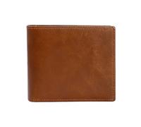Cartera de piel de vaca para hombre, hecha a mano, Brown, Talla única