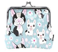 cartera de piel divertido para mujer con diseño de bulldog francés, Bulldog francés divertido, UNITALLA, Bulldog francés divertido, UNITALLA, Classic